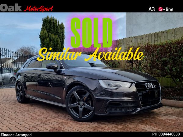 2015 Audi A3 S-line 1.4tfsi Auto/Low miles 57k